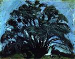Chaim Soutine  - Bilder Gemälde - Tree in the Wind
