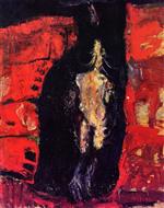 Chaim Soutine  - Bilder Gemälde - Turkey Hanging by the Fireplace
