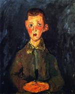 Chaim Soutine  - Bilder Gemälde - Young Italian Boy