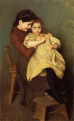 Emile Friant - Bilder Gemälde - A Child's Dissapointment