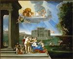 Francesco Albani  - Bilder Gemälde - Story of Venus - The Toilet of Venus