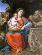 Francesco Albani  - Bilder Gemälde - The Holy Family