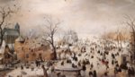 Hendrick Avercamp - paintings - Winter