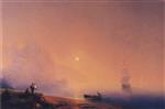 Ivan Aivazovsky  - Bilder Gemälde - Crimean Tartars on the Sea Shore