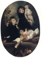 Frederic Leighton - Peintures - Ida, Adrian et Frederic Marryat
