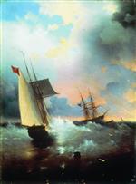 Ivan Aivazovsky  - Bilder Gemälde - Sailing Ship