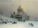 Bild:St. Isaac's Cathedral on a Frosty Day