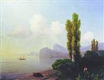 Ivan Aivazovsky  - Bilder Gemälde - Sudak Harbor