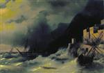 Ivan Aivazovsky  - Bilder Gemälde - Tempest on the Sea