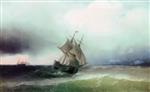 Ivan Aivazovsky  - Bilder Gemälde - The Approaching Storm