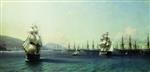 Bild:The Black Sea Fleet in the Bay of Feodosia