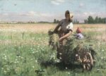 Paul Peel - paintings - The Meadow Lark