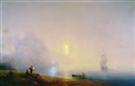 Ivan Aivazovsky  - Bilder Gemälde - The Seashore, Misty Morning