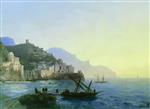 Ivan Aivazovsky  - Bilder Gemälde - View of Amalfi