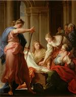 Pompeo Girolamo Batoni - Bilder Gemälde - Achilles at the Court of Lycomedes