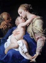 Pompeo Girolamo Batoni - Bilder Gemälde - Holy Family
