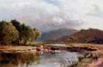 Sidney Richard Percy - paintings - The Ponway, Trefew, North Wales