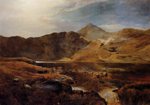 Sidney Richard Percy - paintings - Cattle And Sheep In A Scottish Highland Landscape