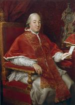 Pompeo Girolamo Batoni  - Bilder Gemälde - Portrait of Pope Pius VI