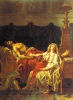 jacques louis david - paintings - Andromache Mourning Hector