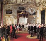 Paul Gustave Fischer  - Bilder Gemälde - Transfering Norse throne to prins Carl of Denmark
