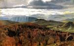 John George Brown - Bilder Gemälde - Autumn Landscape - Shelburne