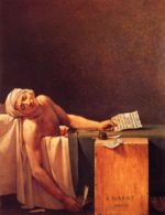 Jacques Louis David - Peintures - La Mort de Marat