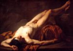 Jacques Louis David - paintings - Male Nude known as Hector