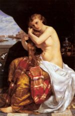 jacques louis david - paintings - Venetian Lady at Her Toilette