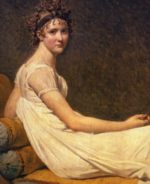 Jacques Louis David - Peintures - Mme Récamier