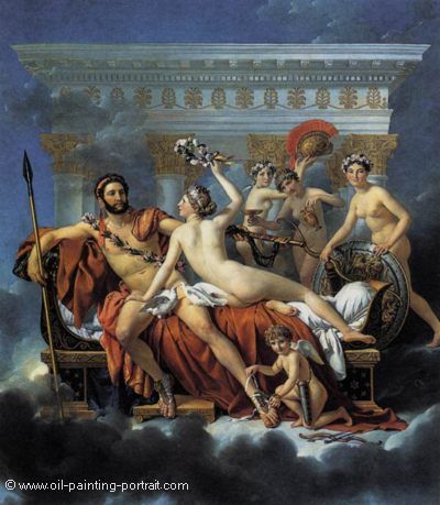 Mars Disarmed by Venus and the Three Graces