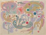 Wassily Kandinsky - Bilder Gemälde - Capricious Forms