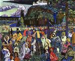 Wassily Kandinsky - Bilder Gemälde - Colorful Life