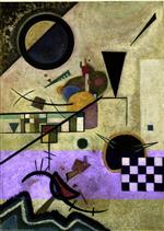 Wassily Kandinsky  - Bilder Gemälde - Contrasting Sounds