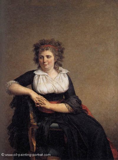 Portrait of the Marquise d Orvilliers