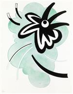 Wassily Kandinsky  - Bilder Gemälde - Green-Black