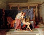 Jacques Louis David - paintings - Paris and Helen