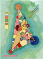 Wassily Kandinsky  - Bilder Gemälde - Multi Colored Triangle