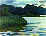 Wassily Kandinsky  - Bilder Gemälde - Murnau - Coastline II