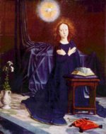Gerard David - Bilder Gem�lde - Die Jungfrau der Verkuendigung