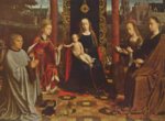Gerard David - Peintures - Le mariage de Saint Catherine