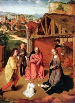 Gerard David - paintings - The Nativity