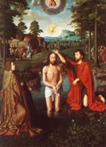 Gerard David - Peintures - Baptême de Jean de Trompes