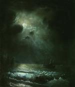 Lev Feliksovich Lagorio  - Bilder Gemälde - Moonlit Night-2