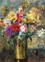 Albert Lebourg - Bilder Gemälde - Bouquet of Flowers