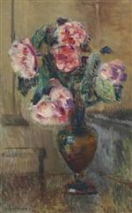 Albert Lebourg  - Bilder Gemälde - Vase of Flowers