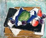 Alfred Henry Maurer  - Bilder Gemälde - Plums and Pears