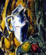 Alfred Henry Maurer  - Bilder Gemälde - Still Life with Pitcher and Fruit