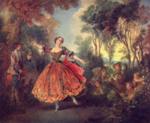 Nicolas Lancret - paintings - Mademoiselle de Camargo Dancing
