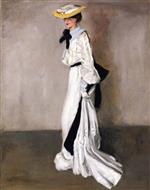 Alfred Henry Maurer  - Bilder Gemälde - The Woman in White